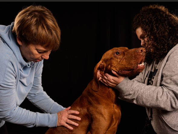 Katja Ziehe bei der Behandlung